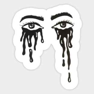 Drippy Eyez Sticker